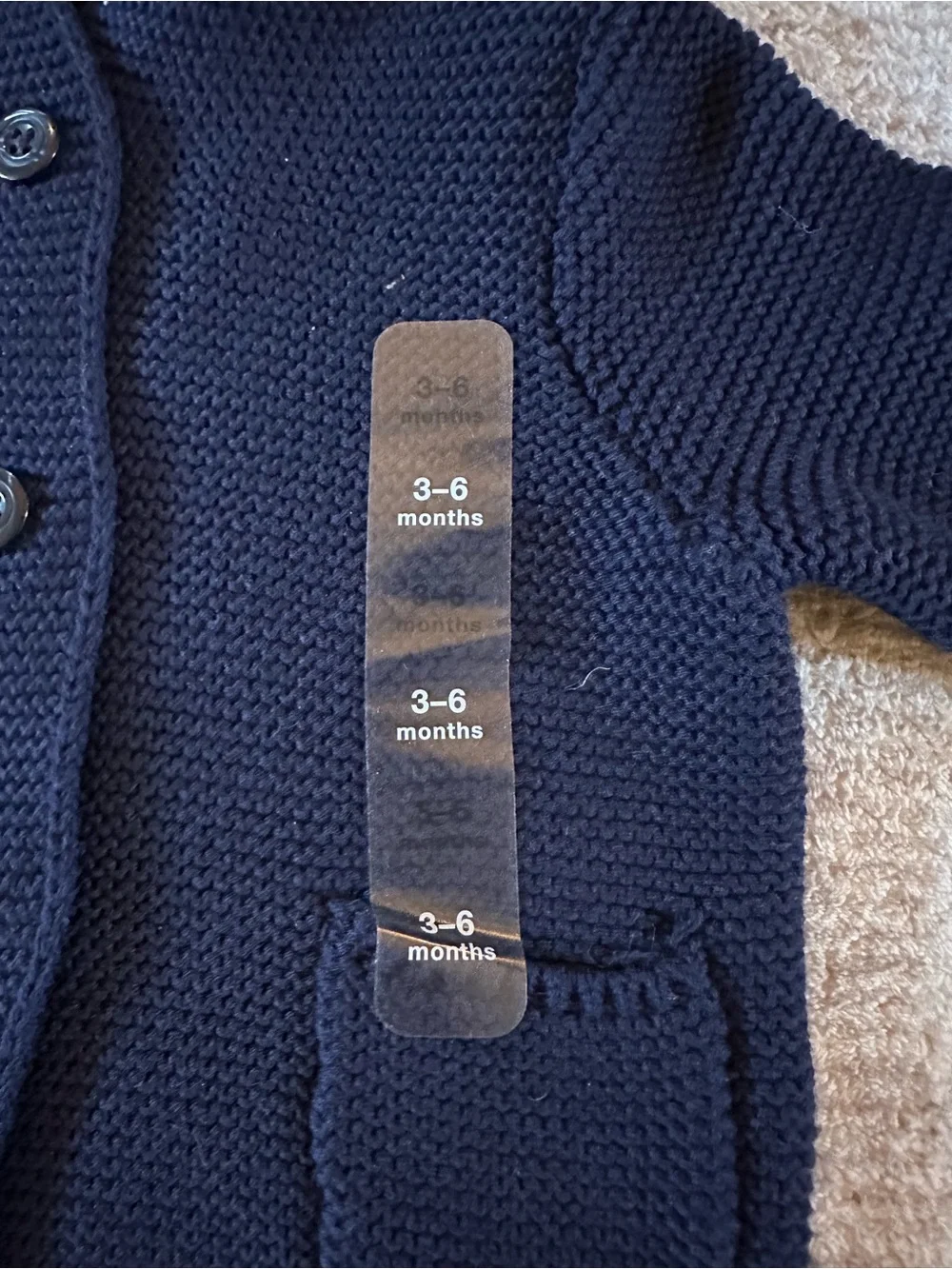 Navy Blue Baby Bear Cardigan from Gap